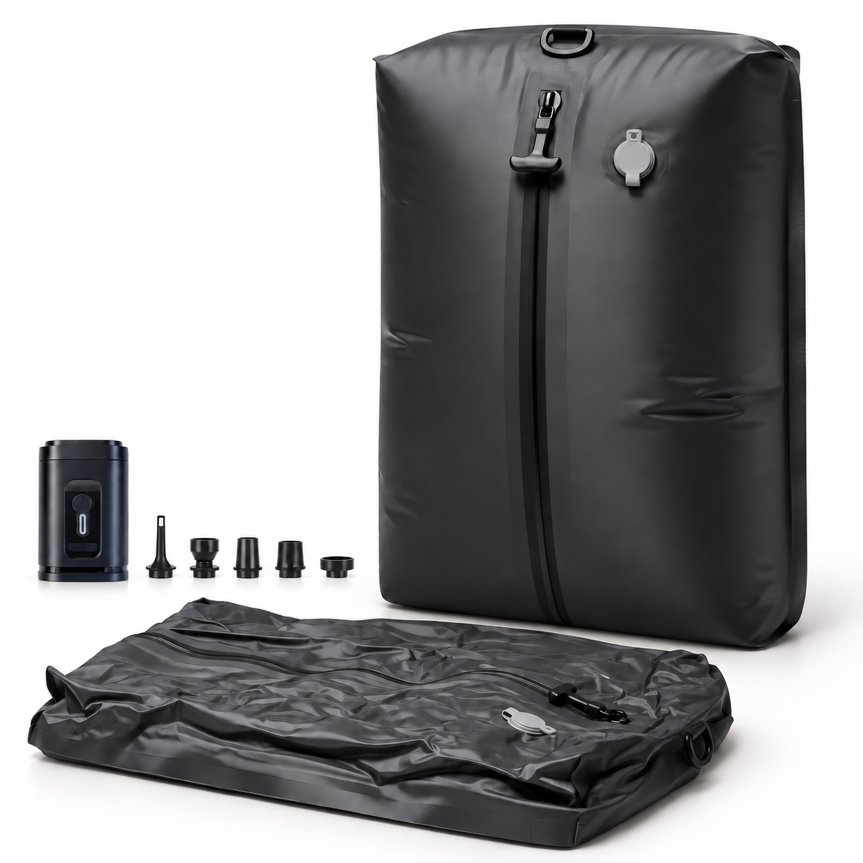PACKMORE Vakuumbag-Set mit VacuGo Pumpe